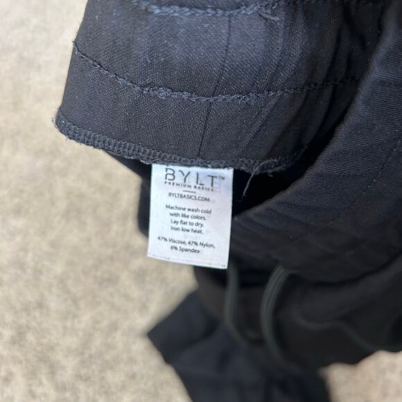 BYLT Elite Men's Jogger Pants Size Small Black Zip Pockets Drawstring Gym - Picture 6 of 9